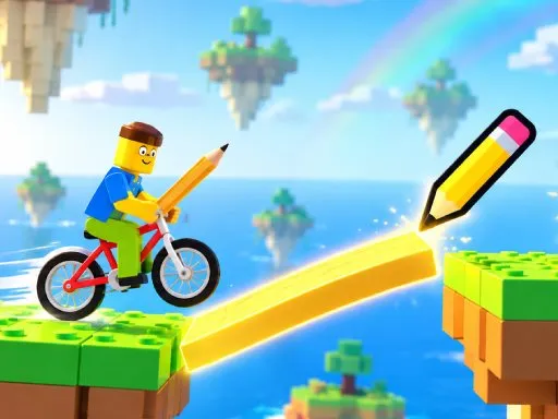 Bike Obby Draw Pencil Cover